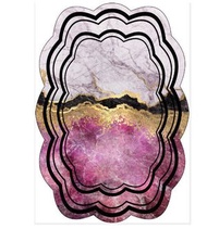 客廳臥室茶幾沙發地毯【奢華異形17】尺寸【80*120cm】