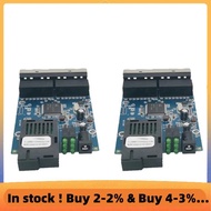 Fiber Ethernet Switch Media Converter Fiber Optical Media Fiber Port 1F4E 1G4E PCBA 10/100/1000M Blu