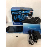 Sony PS Vita PCH-2000 Blue Black Slim Value Pack