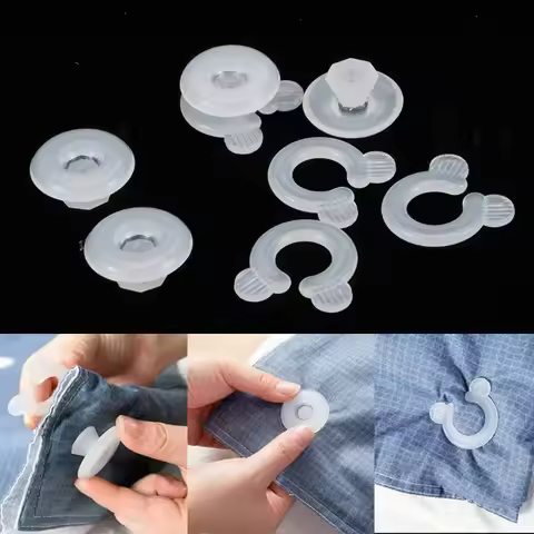 Plastic Duvet Comforter Clips,Durable Comforter Clamp,Bed Duvet Fastener,Home Holder, Sheet Clip,Bla