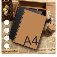 NOTEBOOK / JURNAL A4 BOOKPAPER #GRID/KOTAK2 #DOTTED/TITIK2 #BLANK