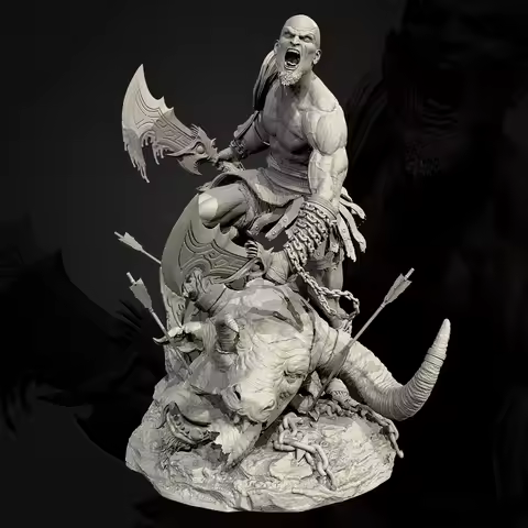 Overall heights 50mm 75mm 90mm Resin Model Figures Kit Colorless Self-Assembling TD-7831/3D