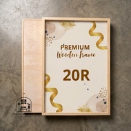 20R Wooden Photo Frame 20R Wooden FrameFrame Foto 50.8 x 60.96 cm Natural Pine Wood Frame