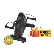 LCD Display Pedal Exerciser Mini Cycle Fitness Exercise Bike Free