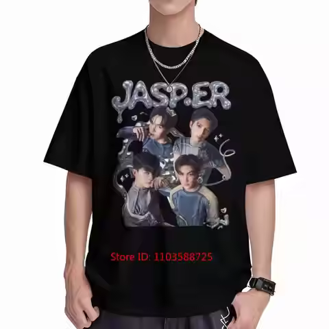 Jasper Inspired GMMTV Joong Aou Santa Pond Short Sleeve Tee 100% Cotton T-Shirt