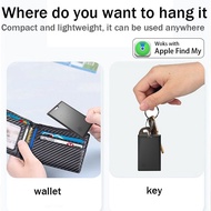 Mini Anti loss Device Tracking Location Wallet Tracker Card Tracker Work with Apple Find My App Blue