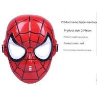 Topeng Muka Superhero Marvel creative Children's Toys Halloween Mask Cosplay Iron Man Spider-Man Bla