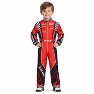 7C395 Children's Clothing Racing Suit Sports Formula One racer Children F1 Sport Costume