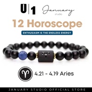 Horoscope ZODIAC STONE BRACELET UNISEX BRACELET ARIES