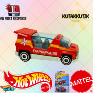 Hot Wheels Mobil Ambulance Emergency Rapid Pulse Merah Lot M 2024 HW First Response