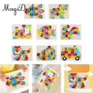 MagiDeal Alphabet Puzzle Cartoon Abc Puzzles Block Toy Abc Animal Puzzle Abc Letter Wooden Puzzle fo