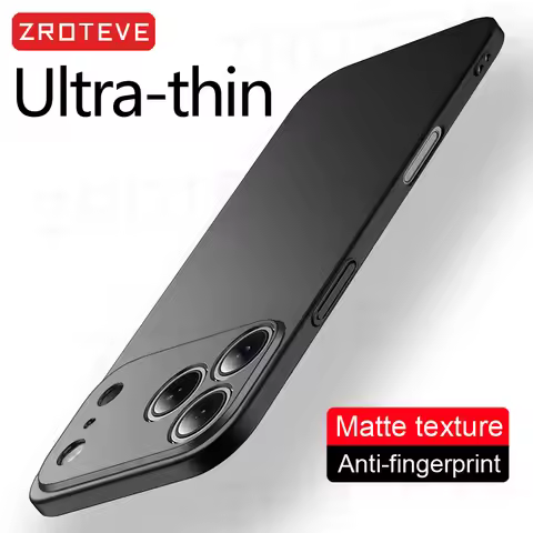 For iPhone 17 16 16e 15 14 13 12 Pro Max ZROTEVE Slim Matte Hard PC Cover On iPhone16 Plus iPhone13 