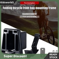 [kidsworld1.sg] Front Carrier Block Mount Clip Folding Bicycle Pig Nose Bag Bracket for Brompton