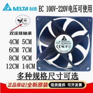 Delta Violence High Speed High Air Volume AC 220V Axial Fan EC Ball Welding Machine Cabinet Cooling 