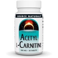 Source Naturals Acetyl L-Carnitine, 500mg, 30 Tablets Visit the Source Naturals Store