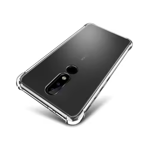Clear Rubber Case For Nokia 5.1 Plus Shock Proof Soft Cover For Nokia 3.1 Plus Silicone Bumper Case 
