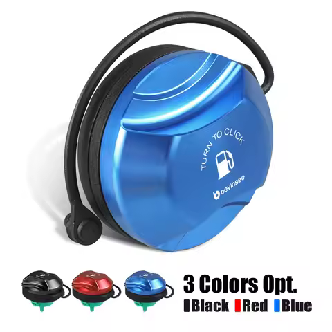 BEVINSEE Billet Fuel Filler Cap for VW for Golf 7/7.5/8 for VW Tiguan Passat B8 Jetta for Audi A3 8V