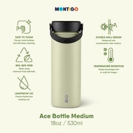 MONTIGO TUMBLER ACE BOTTLE MEDIUM 18oz / 530ml - MATCHA LATTE - HEAT AND COLD RESISTANT UP TO 12 HOU