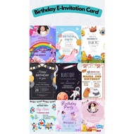 BIRTHDAY E-INVITATION CARD
