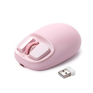 YUNZII C1 Wireless Mouse, 6 Levels DPI Optical Tracking, Silicone Customize Tri-Mode 2.4G/USB-C/ Blu