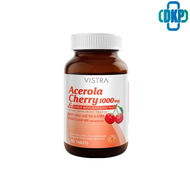 Vistra Acerola Cherry Vitamin C วิสทร้า อะเซโรล่าเชอร์รี่ วิตามินซี 1000 mg 100 เม็ด [DKP]