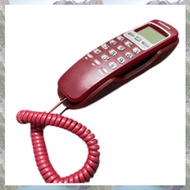 Wall Mounted Corded Telephone Caller ID Display Wired Landline Phone for Home Hotel Office