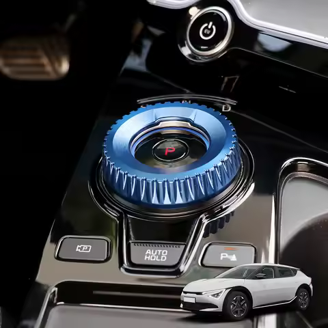 For Kia EV6/EV6 PE Niro EV Aluminum Alloy Gear Shift Knob Ring Cover Shift Gear Cover Trim Interior 