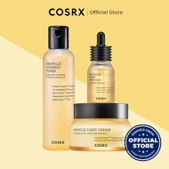 [COSRX OFFICIAL] Full Fit Propolis Line Toner 150ml(Alcohol Free), Ampoule 30ml, Cream 65ml