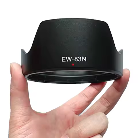 EW-83N 77mm Lens Hood Reversible Lens Shade for RF24-105mm F4L IS USM Lens EOSR5 R6 RP Micro Single 