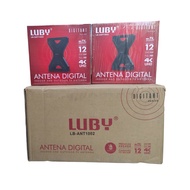 Antena TV Digital Luar Dalam Luby Indoor Outdoor Analog DVB T2 1002 Set top box Antena 1 Dus Isi 20