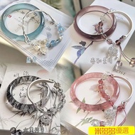 [Taoyuan Delivery] New Chinese Style Chinese Style Fox Bracelet Safe Lock Tassel Bracelet 520 Free G
