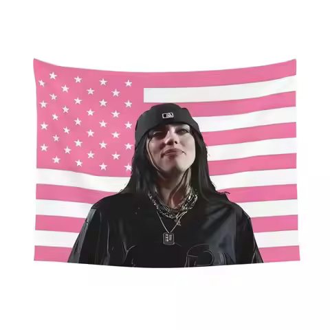VIKAMA Vintage American Flag Tapestry Hippie Bohemian Dorm Room Bedroom Wall Hanging, Beach Shawl/Ho