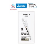 Guangbo 0.5mm blue, black, red ballpoint pen B72015B/ B72015R/ B72015D