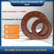 Fluoride Frame Oil Seal TC Frame Oil Seal Water Seal Inner Diameter 7-14 TG4 Male Thread High Temper