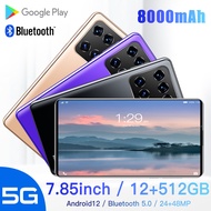 Cheap Android Tablet 7.85 Inch 4G 5G WiFi Network Dual SIM Card Suitable For Android 12 Computer System Smart Tablets 12G RAM + 512G ROM Memory Dual Camera 3440 * 1040 Game Board 8000mah battery