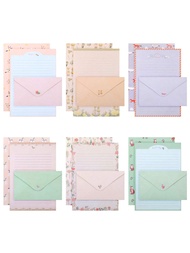 54pcs Animal Theme Stationery Set With Writing Paper & Envelopes, 36 Sheets Of A5 Writing Paper + 18