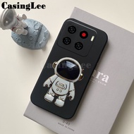 Phone Case for ZTE Nubia A36 A56 Back Cover Fashionable Cartoon Astronaut Kickstand Dustproof Electr