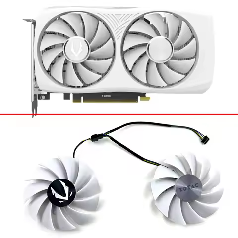 Cooling Fan 89mm 4pin GA92S2U RTX4060 GPU FAN For ZOTAC RTX 4060 8GB TWIN EDGE OC White OC Graphics 