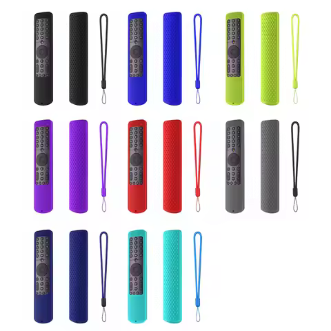 Silicone Protective Case with Lanyard Remote Control Case Cover Accessories for Xiaomi XMRM-19 for X
