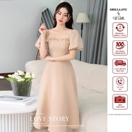 Luxury cream high-end designer dress [Real photo] The Shilla-CG.F63C11.69D9.BOXE
