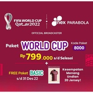 Paket Piala Dunia Qatar 2022 Nex Parabola Bonus Paket Basic hingga