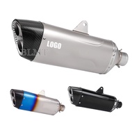 Universal 51mm Escape Moto Exhaust Motorcycle AK Muffler Motocross Pipe Cover For R6 Z900 MT07 R3 R2