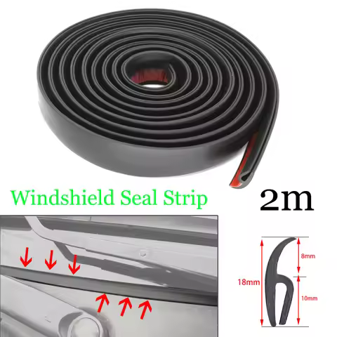 2 M Rubber Seal Strip Front Rear Windshield Panel Dustproof For BMW E30 E36 E34 E46 E90 E60 E39 F30 