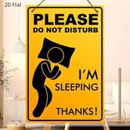 1pc Wooden Hanging Decor, Bedroom & Living Room Doorway Sign "Do Not Disturb I'm Resting", Size: 30c