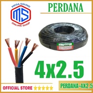 Kabel Audio Speaker 4x2.5 Perdana Kabel Listrik isi 4 Serabut Perdana 50M
