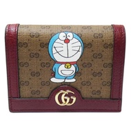 Gucci Mini GG Supreme Doraemon Collaboration Bi-Fold Wallet Compact Wallet 647788【Direct from Japan】