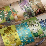 L Pattern Folder Imprint Flower Collection Series Famous Paintings Famous Artists Flowers A4Single C