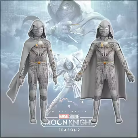 Game Moon Knight Cosplay Costume Marc Spector Costume Uniform Halloween Costume Marc Spector Costume