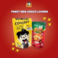 [CHOCOLATE LOVERS BBQ PACKAGE] Bu Rudy BBQ Flavor Shrimp + Almond Chocolate Brownies