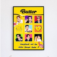 BTS POSTER ️ BTS Butter Poster | Bangtan Boys Wall Painting | Room Decor | BTS Wall Art